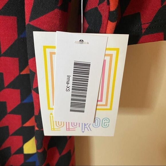 NWT Loose-Fitting LuLaRoe Irma Tunic, Size XS - Picture 3 of 6